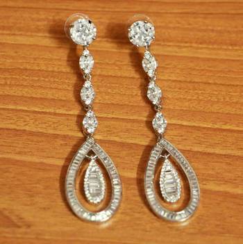 White Earrings 1