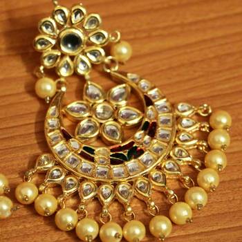 White Pearl Earrings 2