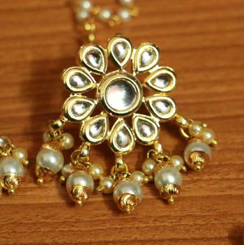 White Pearl Earrings 4