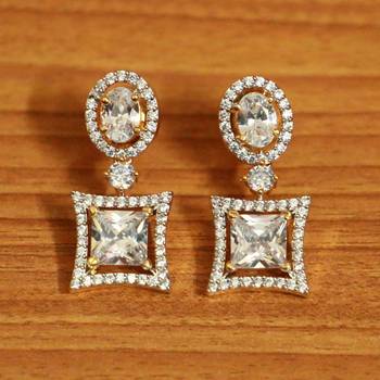 White Earrings 1