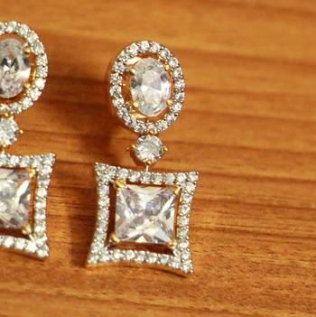 White Earrings 2