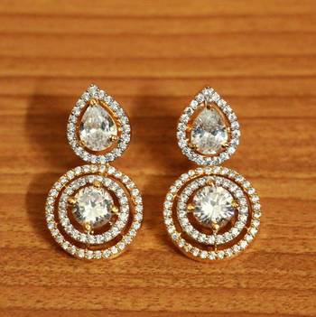 White Earrings 1