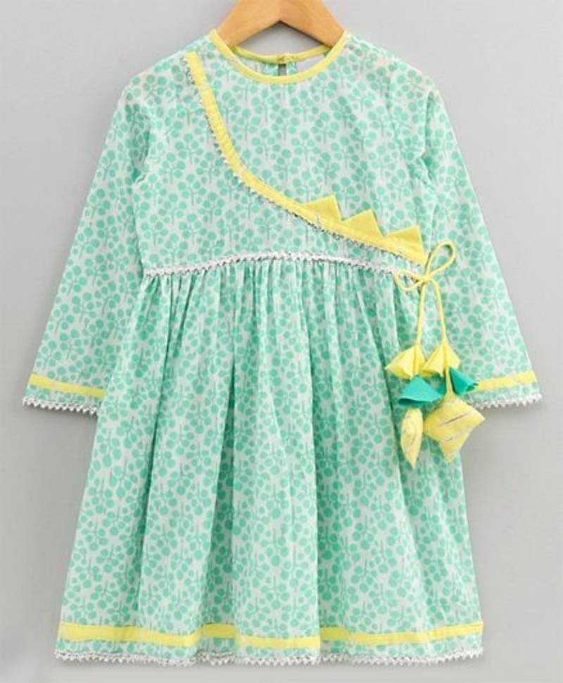 Pure Cotton Anarkali With Palazzo Set