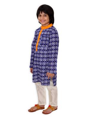 Bagru Print Kurta With Quirky Placket 2