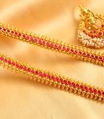 Beautiful Antique Kemp Ganesha Haar Set 