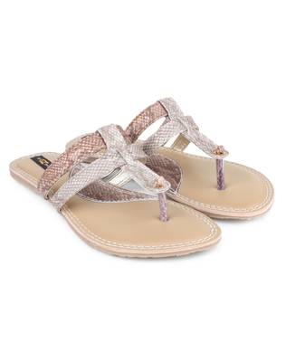 Copper synthetic Beautiful and comfortable flats 1
