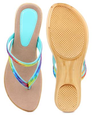 Green synthetic Beautiful and comfortable flats 5