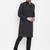 Black woven pure cotton men-kurtas
