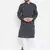 Grey woven pure cotton men-kurtas