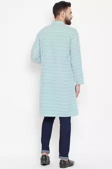 White woven pure cotton men-kurtas
