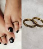 Gold toe-rings