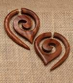 Bronze earrings