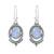 Multicolor Moonstone 925 Sterling Silver Earrings