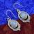 Multicolor Moonstone 925 Sterling Silver Earrings