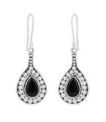 Black Onyx 925 Sterling Silver Earrings