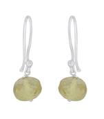 Yellow Citrine 925 Sterling Silver Earrings