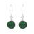Green Onyx 925 Sterling Silver Earrings