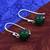 Green Onyx 925 Sterling Silver Earrings