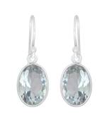 Green Amethyst   925 Sterling Silver Earrings