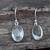 Green Amethyst   925 Sterling Silver Earrings