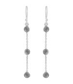 Multicolor Crystal 925 Sterling Silver Earrings