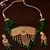 Kundan and Emerald Stone Embellished Designer Neckpiece 317FNN161