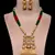 Matte Finish Kundan Embellished Designer Neckpiece 317FNN162