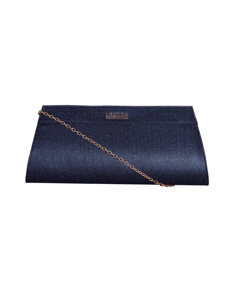Esbeda Blue Color Medium Size Designer Party Clutch For Women