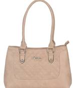 Esbeda ladies Hand Bag Beige color