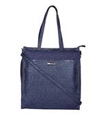 Esbeda Blue Color Big Size Sugar sparkle handbag For Women