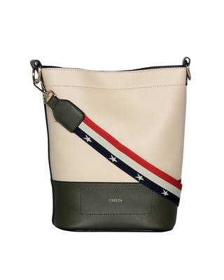 Esbeda Beige Color Magnet Closure Floral Pouch Handbag For Women 2
