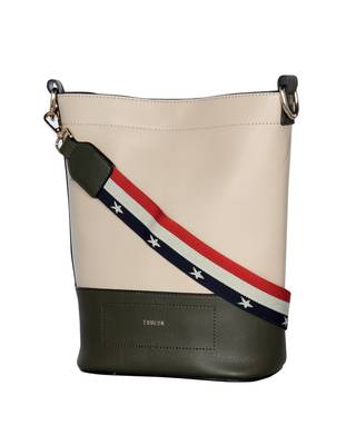 Esbeda Beige Color Magnet Closure Floral Pouch Handbag For Women 3