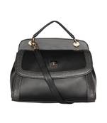 Esbeda Black Color Solid Pattern Twosided Handbag For Women