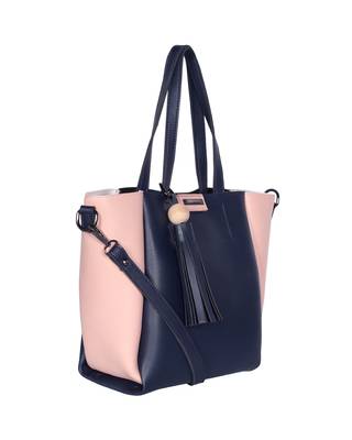 Esbeda Blue Color Solid Pattern Zac handbag with Pouch For Women 2