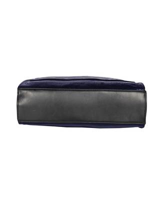 Esbeda Navy Color Printed Pattern Sparkling Sequins Handbag For Women 4