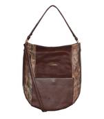 Esbeda Coffee Color Printed Pattern wandler Handbag For Women