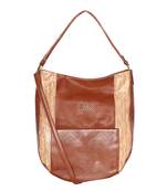 Esbeda Tan Color Printed Pattern wandler Handbag For Women