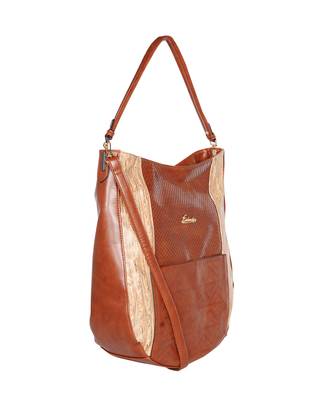 Esbeda Tan Color Printed Pattern wandler Handbag For Women 3