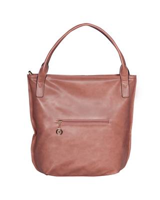 Esbeda Pink Color Solid Pattern Birkin Solid Hobobag For Women 4