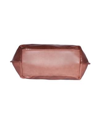 Esbeda Pink Color Solid Pattern Birkin Solid Hobobag For Women 5