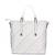 Esbeda White Color Printed Pattern Logo font handbag For Women