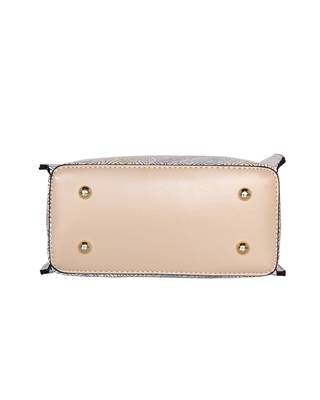 Esbeda Beige Color Printed Logo font handbag For Women 6