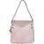 Esbeda Pink Color Printed Logo font handbag For Women
