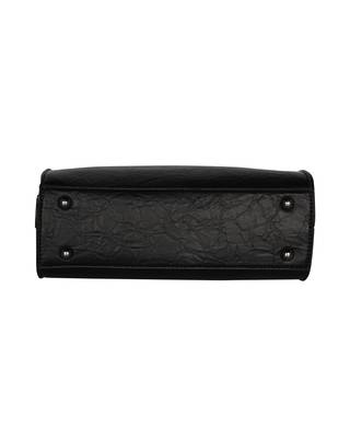 Esbeda Black Color Solid Pattern Peperish Handbag For Women 6