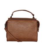 Esbeda Tan Color Solid Pattern Peperish Handbag For Women
