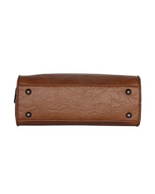 Esbeda Tan Color Solid Pattern Peperish Handbag For Women 6