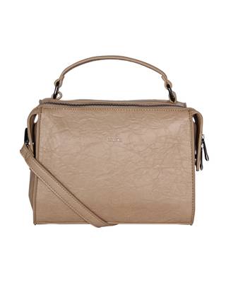 Esbeda Beige Color Solid Pattern Peperish Handbag For Women 2