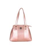 Esbeda Pink Color Solid Pattern Handbag For Women