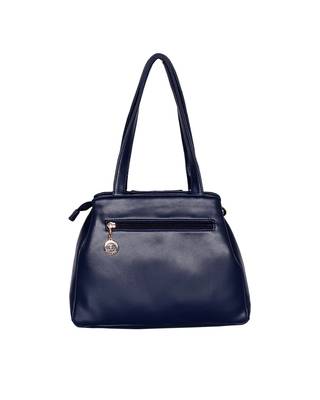 Esbeda Blue Color Solid Pattern Handbag For Women 5