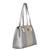 Esbeda Silver Color Solid Pattern Handbag For Women